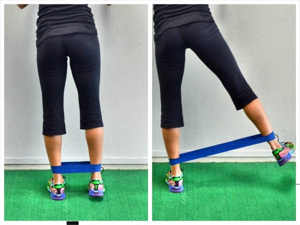 Standing Resistance Band Butt and Thigh Workout for Glute Activation and  Burnout