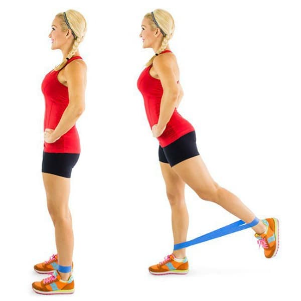 Banded Standing Glute Kickback » Workout Planner