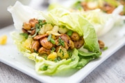 Teriyaki Cashew Lettuce Wraps