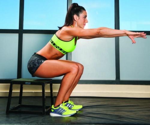 Exercises to Strengthen Knees - Sit to Stand Squat