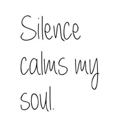 Silence Calms My Soul Graphic