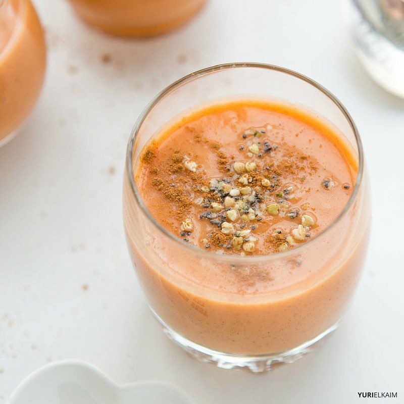 The Healthy Gut Smoothie via Yuri Elkaim