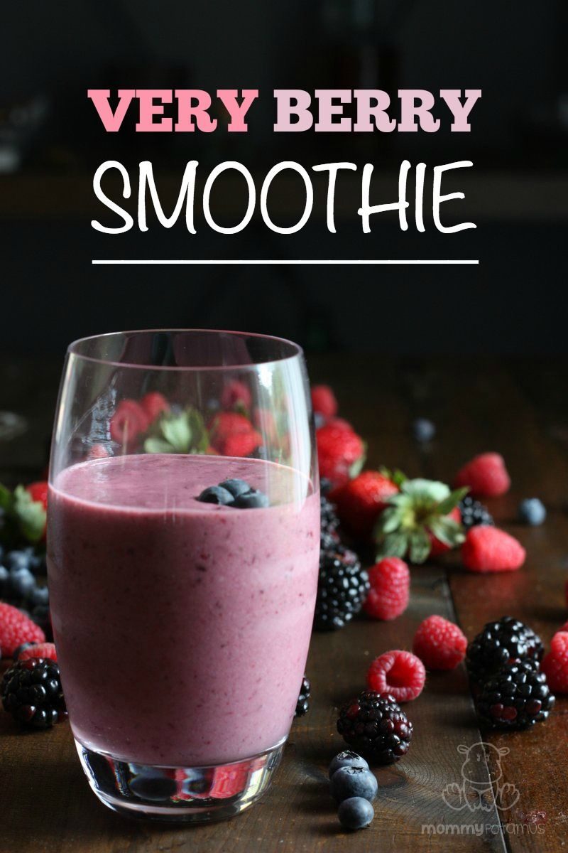 Very Berry Resistant Starch Smoothie via Mommypotamus