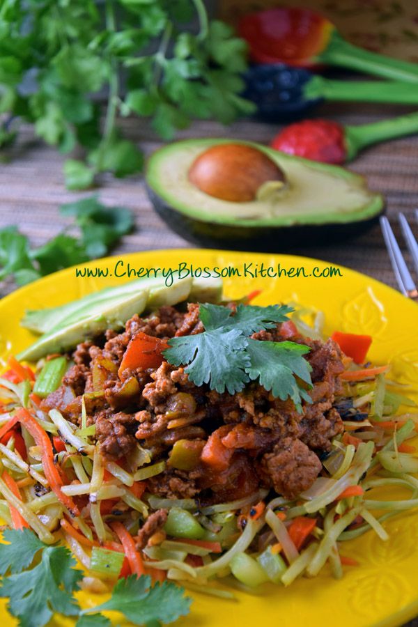 Burrito Bowl, Whole 30, Paleo, and Low Carb via Cherry Blossom Kitchen