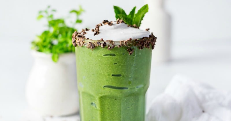 Healthy Shamrock Shake Recipe