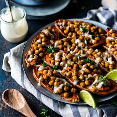 Moroccan-Chickpea-Stuffed-Double-Baked-Sweet-Potatoes