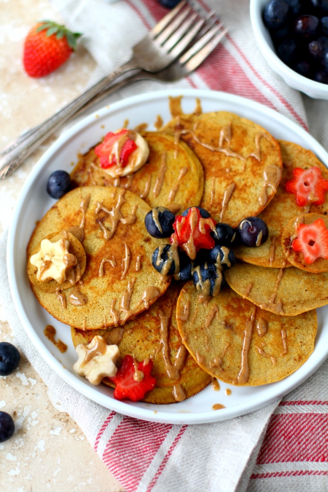 The Best Coconut Flour Pancakes via Kim's Cravings