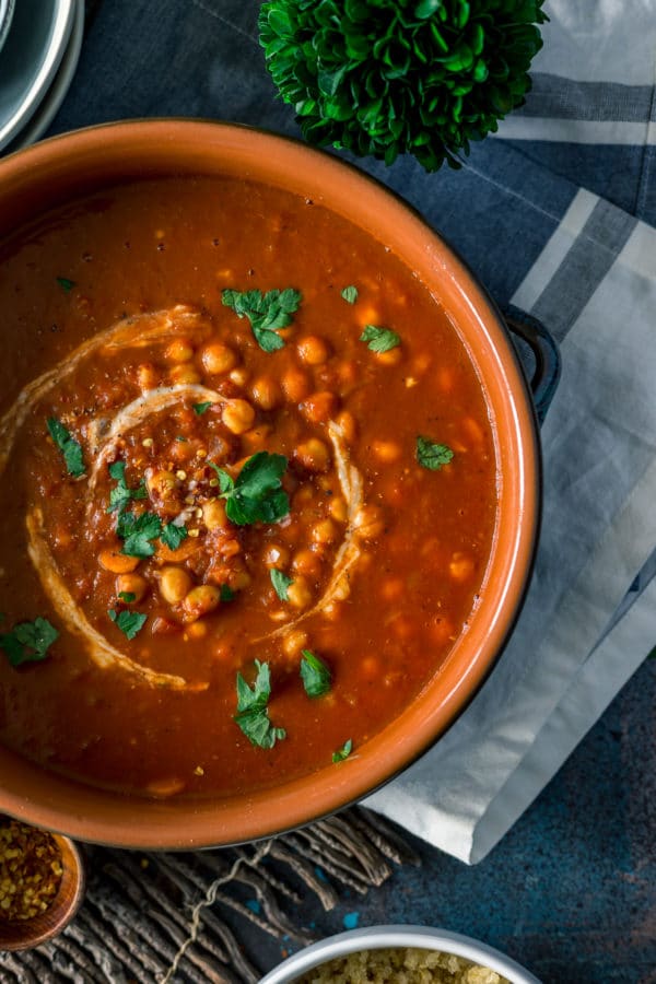 Authentic Moroccan Chickpea Stew 1 600x900 