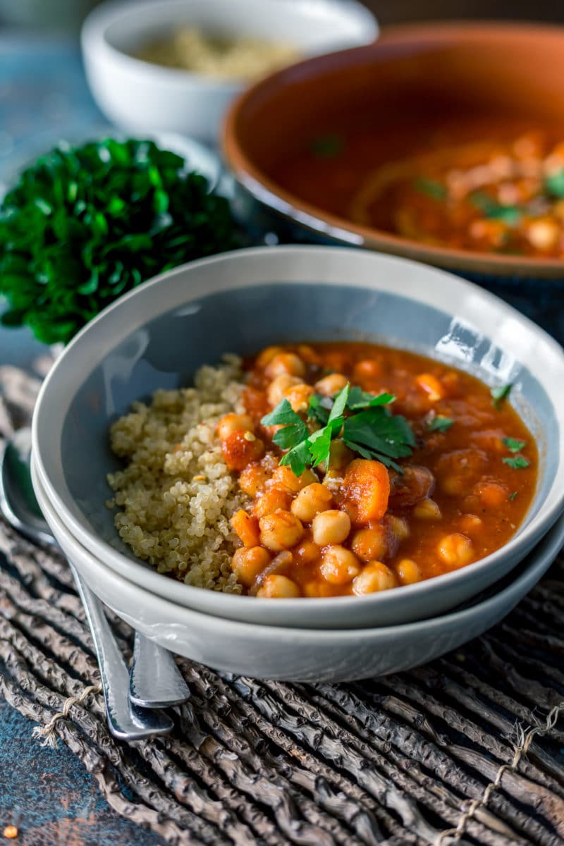Authentic Moroccan Chickpea Stew