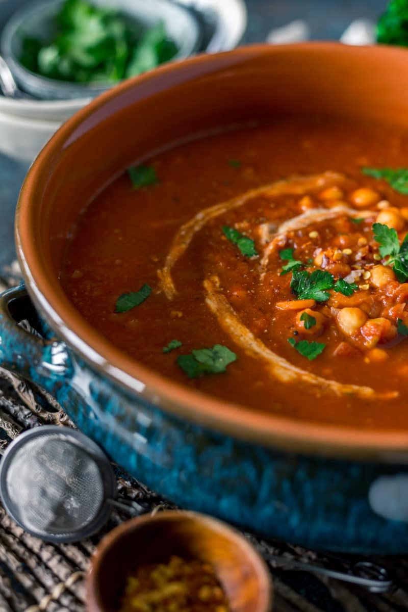 Authentic Moroccan Chickpea Stew with Quinoa