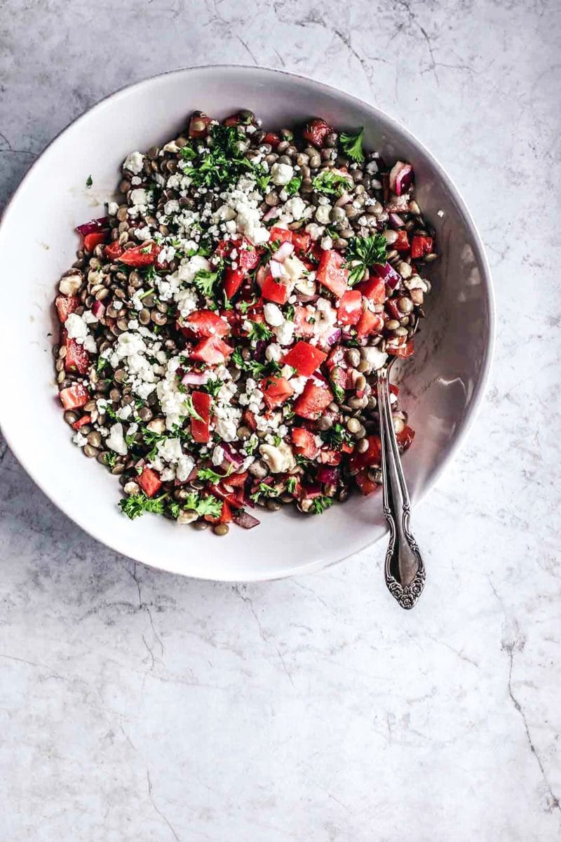 Refreshing Bruschetta Lentils via Killing Thyme