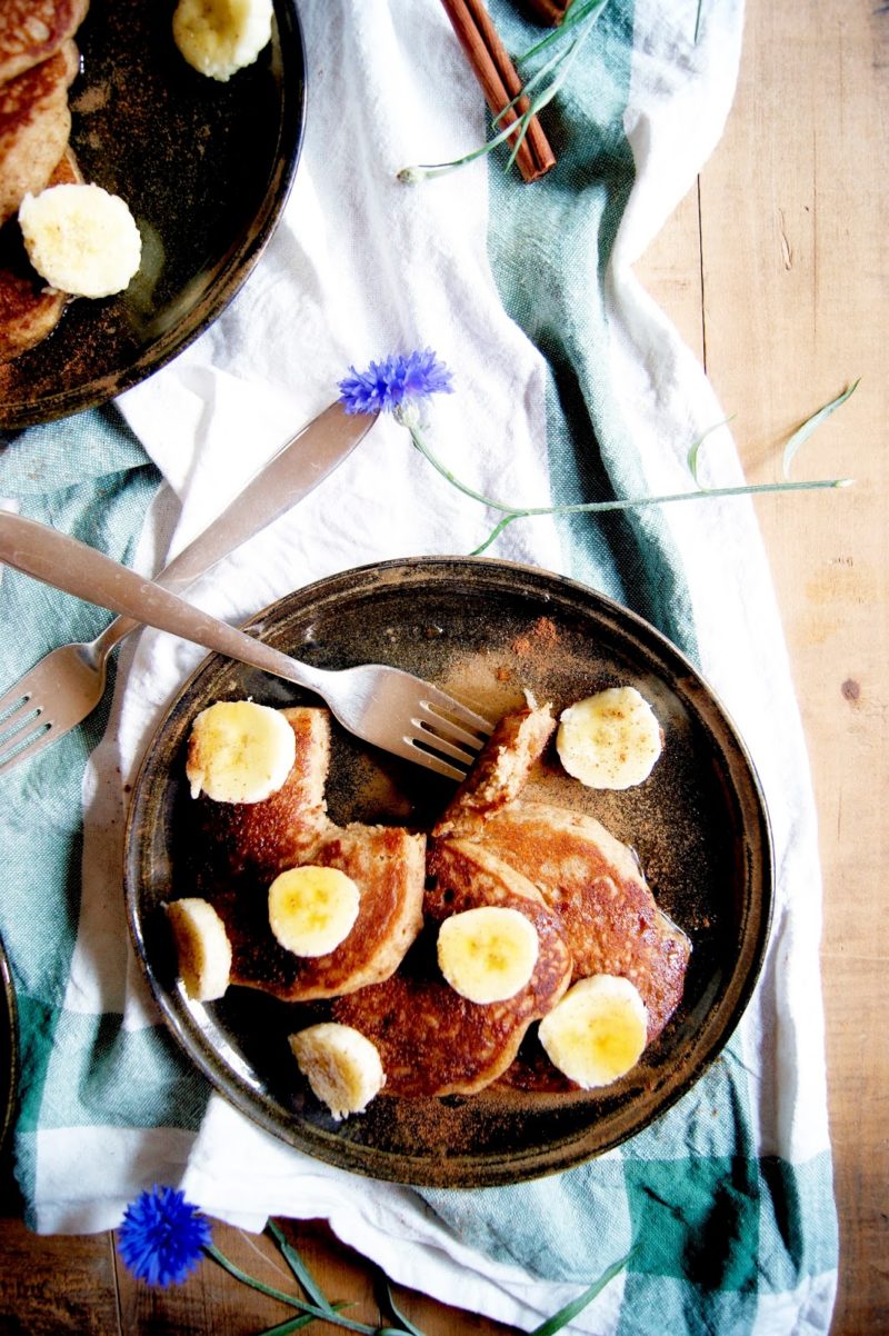 Gluten-Free Fluffy Banana Pancakes via Occasionally Eggs