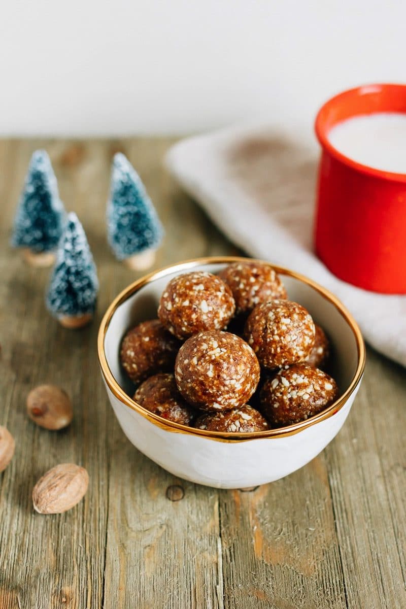 Gingerbread Larabar Balls via Eating Bird Food