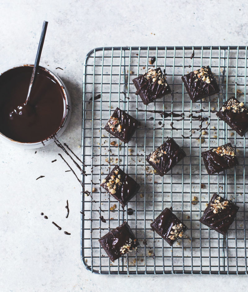 Vegan Double-Chocolate Caramels via Heart Beet Kitchen