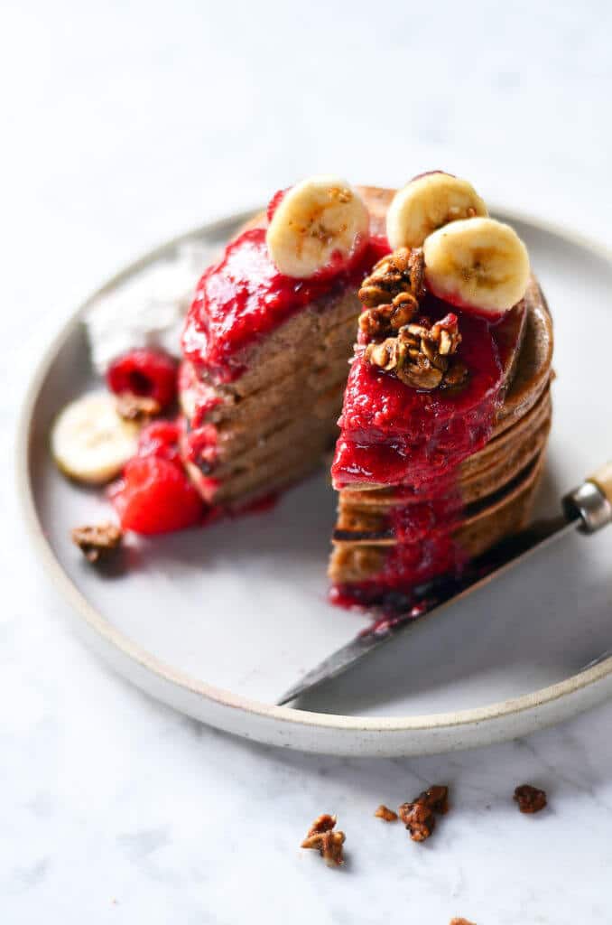 Magic Paleo Blender Banana Pancakes via Paleo Gluten-Free