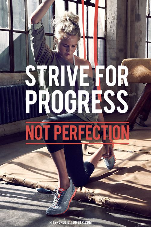 Fitness Quote 12 - Strive for Progress