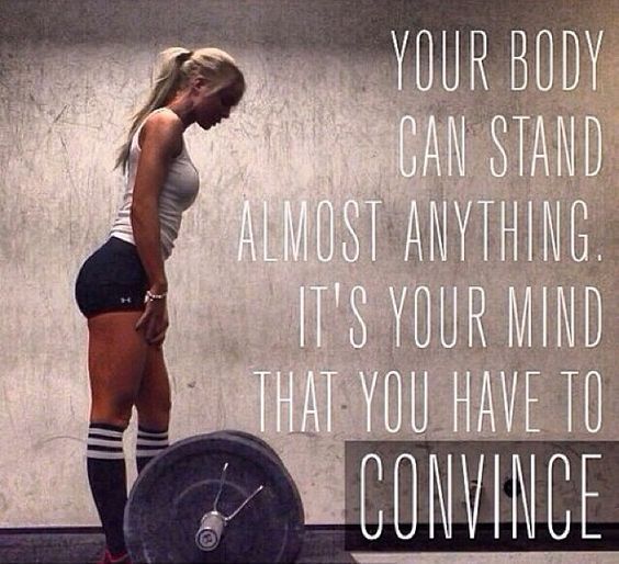 Fitness Quote 3 - Your Body Can Stand Almost Anything