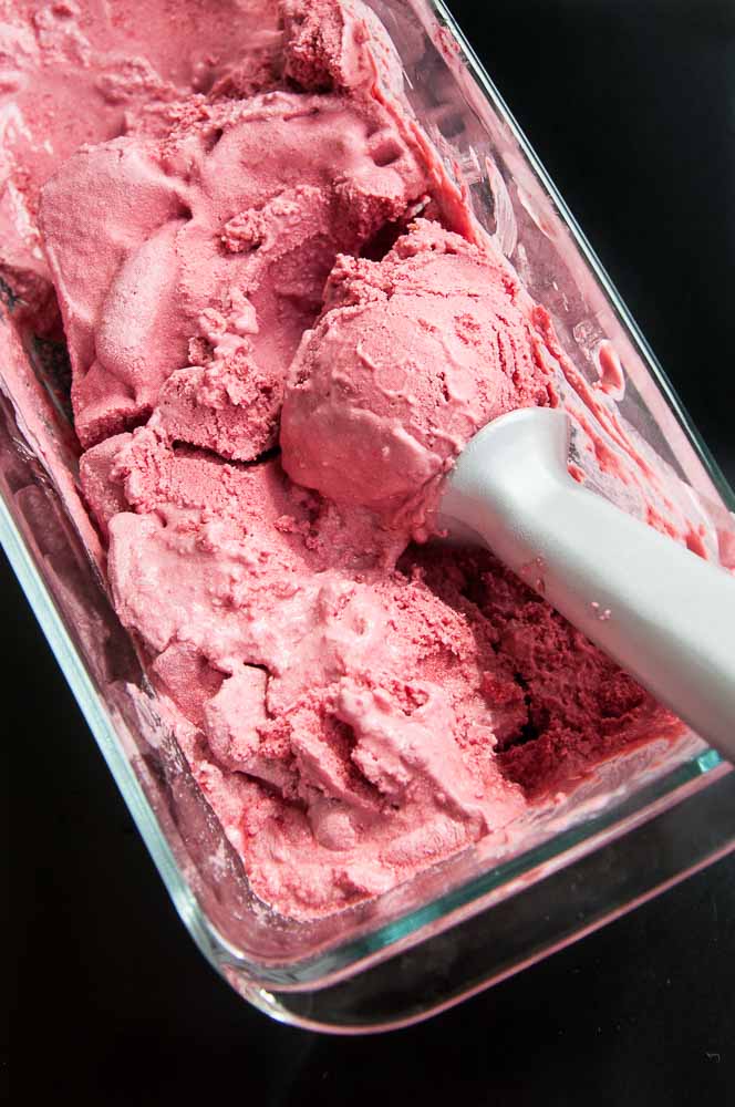 Raspberry Coconut Ice Cream via Vegan Family Recipes