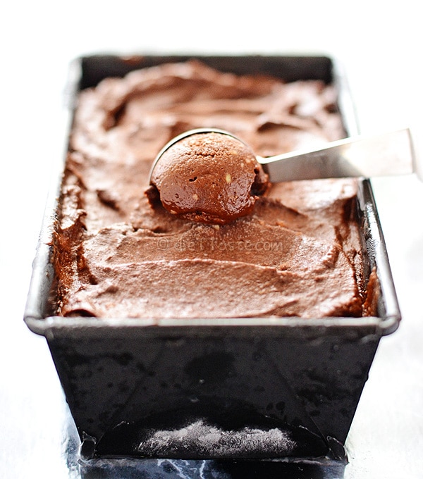 Chocolate Banana Ice Cream via Diet Taste