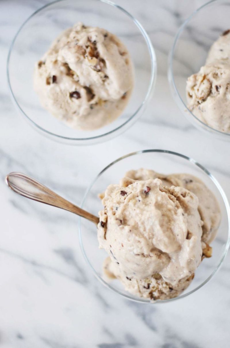 Chunky Coco Monkey Ice Cream via Vegukate