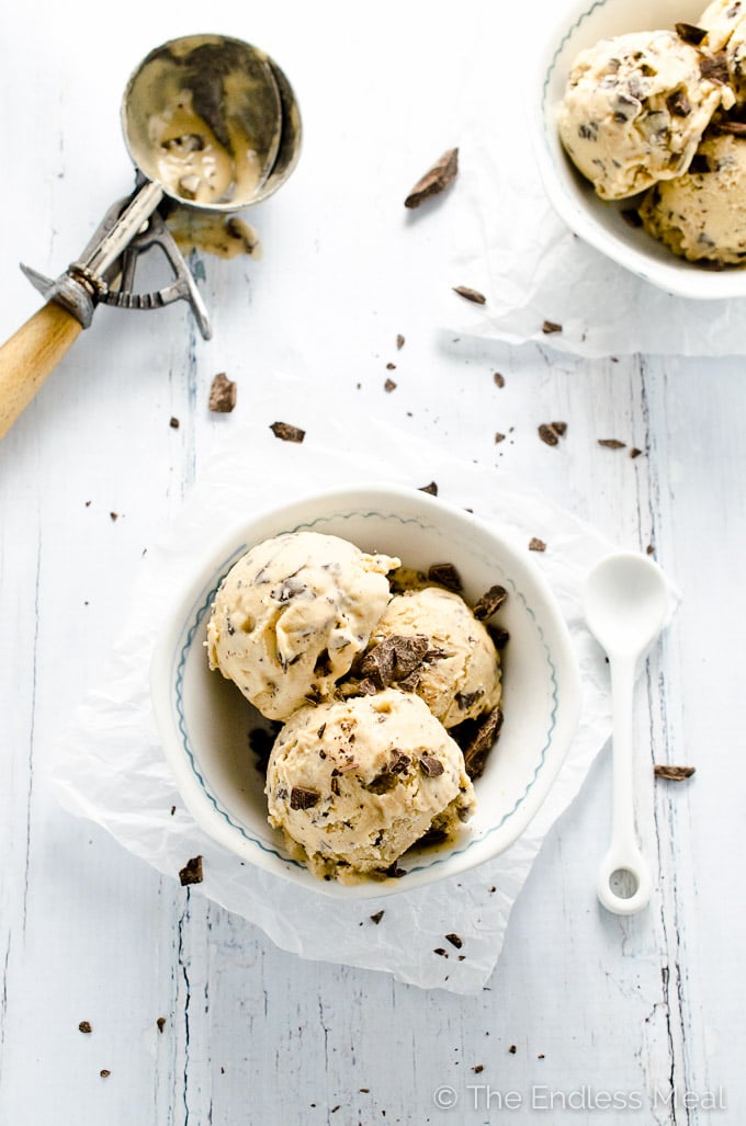 Peanut Butter Banana Ice Cream via The Endless Meal