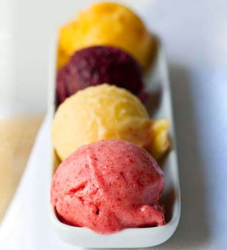 Cool Creamy Summer Sorbets via Happy Healthy Life