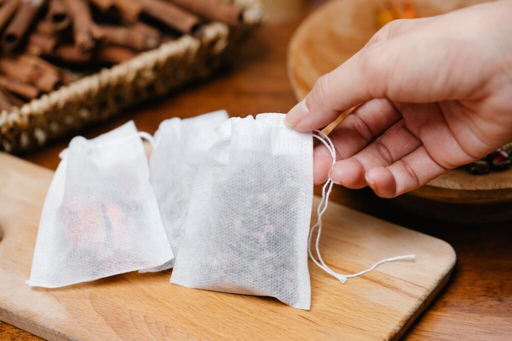 Image of tea bags. Image source: Pexels
